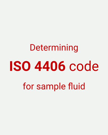 Determining ISO 4406 code